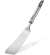 Lebabo Fish Spatula, Stainless Steel Fish Turner Slotted Metal Spatula for Kitchen Use, Cast Iron...