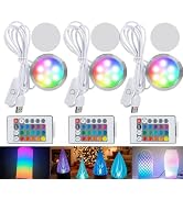 3D Printer Remote Control RGB LED Lamp Kit 001 with Power Off Color Storage for Bambu Lab H2D/H2C...