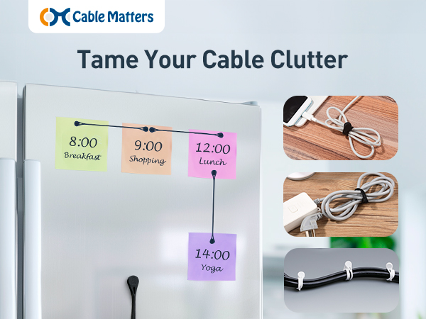 Silicone Magnetic Cable Ties