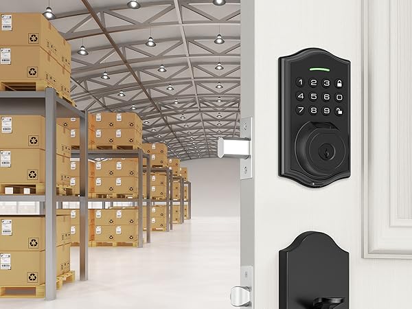 keyless entry door lock deadbolt