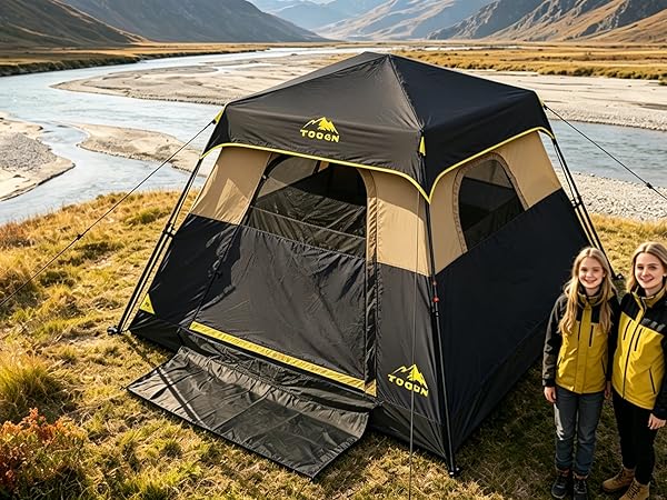 double wall tent top view waterproof no mesh