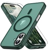 Vansdon for iPhone 16 Case, Compatible with MagSafe, Magnetic Translucent Matte Slim Protective C...