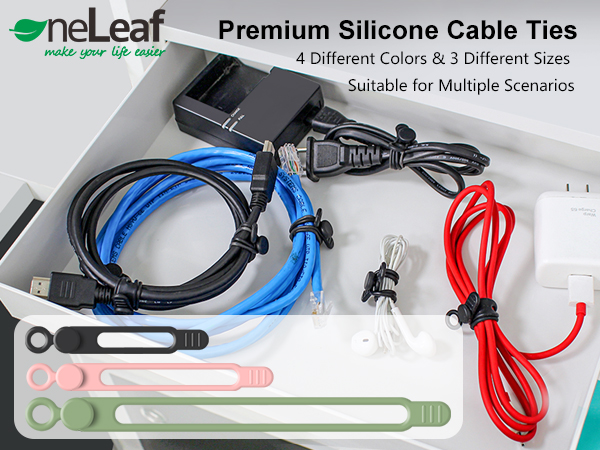 Reusable Silicone Cable Ties