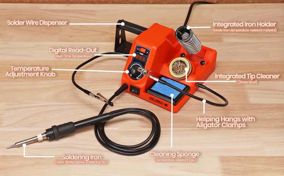 EZTOOLS 926LED V3 features an all-in-one design that saves desktop space.
