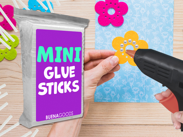 fabric gluegun crafts clear mini classroom 4 hot skinny temp stick oval inch small gluesticks craft