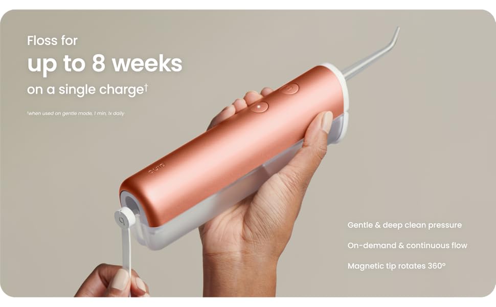 Floss for up to 8 weeks