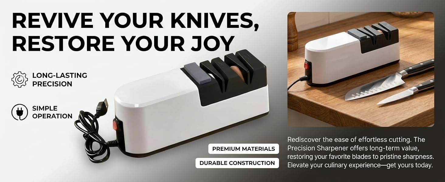 REVIVE YOUR KNIVES, RESTORE YOUR JOY.