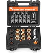 MateAuto Axle Spindle Rethreading Kit,16 Piece Precision Restorer Master Repair Kit, Essential To...
