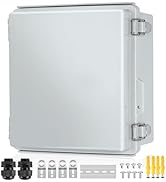 Joisyoya Outdoor Electrical Box Waterproof, IP67 Plastic Weatherproof Junction Box Enclosure with...
