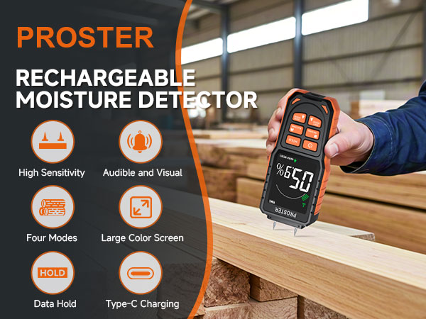 Rechargeable Moisture Meter