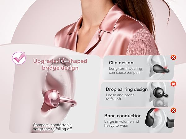 open ear headphones wireless bluetooth