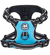 PoyPet 2019 Upgraded No Pull Dog Harness with 4 Snap Buckles, 3M Reflective with Front & Back 2 L...