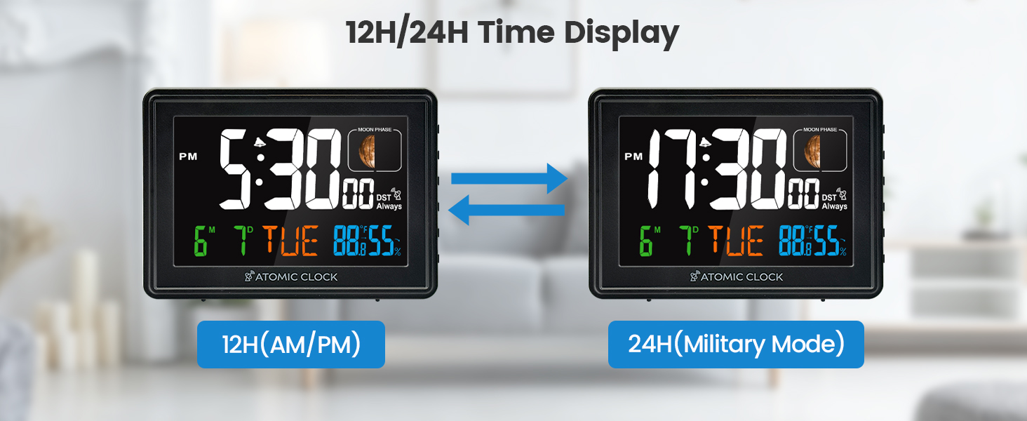 small bedside clock