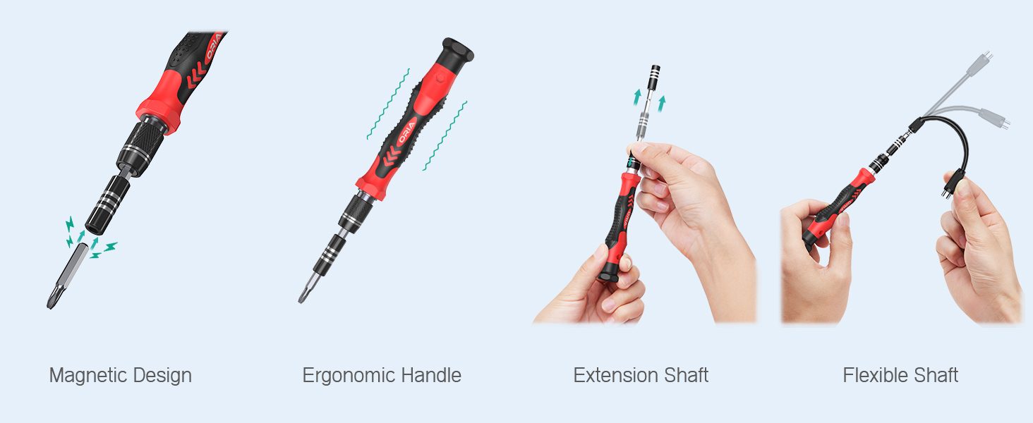 Small Screwdriver Set, 61 in 1 Precision Screwdriver Set