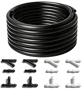 Aienxn Windshield Washer Hose Kit - 4 Meter Washer Fluid Hose & 12PCS Hose Connectors, Suitable f...