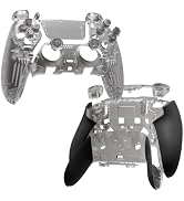 eXtremeRate Beyond-ARC Full Set Shell Buttons Compatible with p s 5 Edge Controller, Non-Slip Rub...