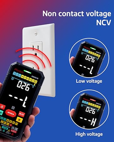 smart multimeter for measuring voltage current resistance