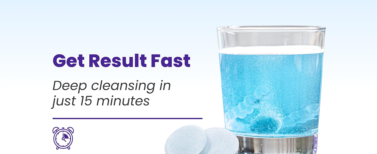 Deep cleaning in only 15 minutes