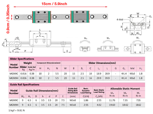 Linear Slide Rail