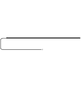 Jushope Single Light Strip Replacement Part for Acrylic Car LED Lights (43.5'' Light Strip)