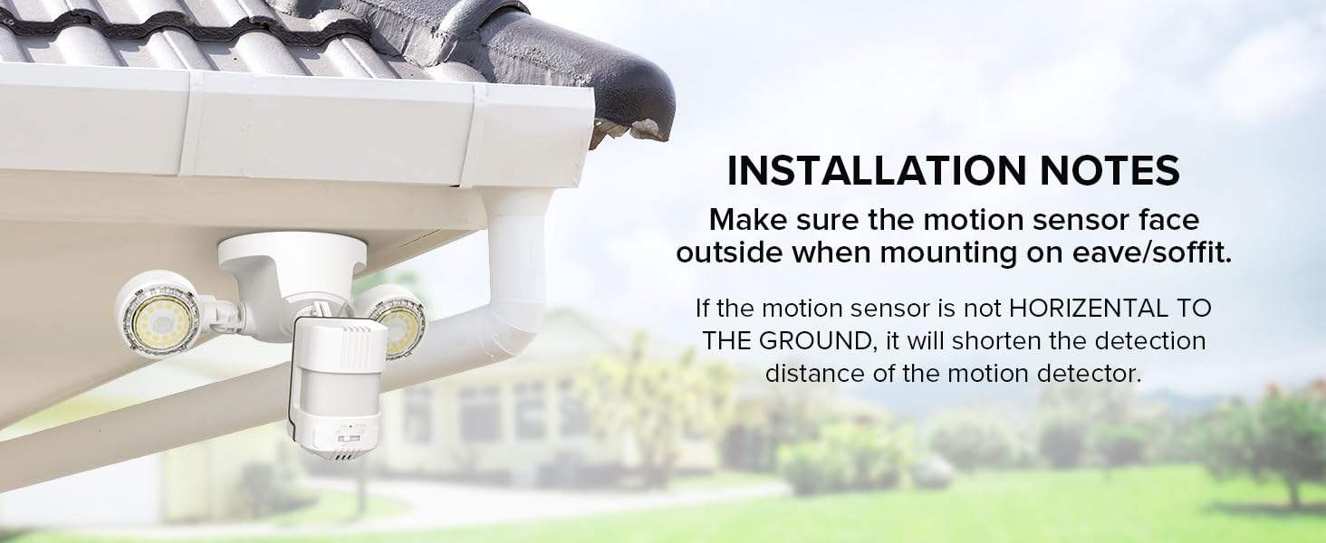 outdoor motion sensor light