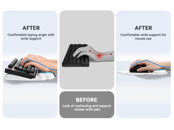 ergonomic keyboard wrist rest