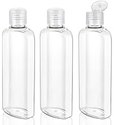 Wowang Travel Shampoo Bottles 3 Pack 7.7oz/220ml Leak Proof Squeeze | with Flip Cap | Plastic | T...