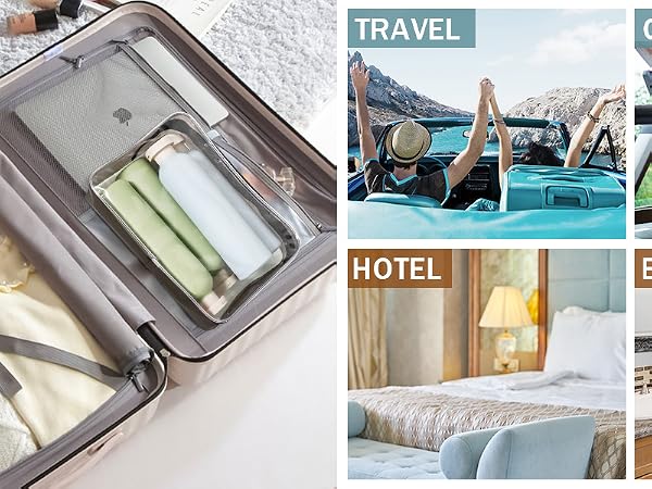 Travel Refillable Shampoo Bottles