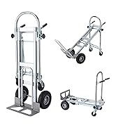 Convertible Hand Truck Aluminum Heavy Duty 3-in-1
