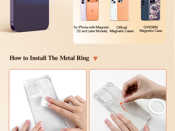 magnetic phone ring holder