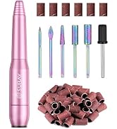 SUBAY Electric Nail Drill, Portable Electric Nail File for Acrylic Gel Nails, Nail Drill Kit Mani...