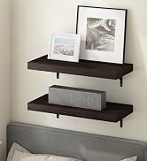 Furinno Tanna Floating Shelves for Wall Set of 2, 22-Inch Wall Shelf, Triple Thick Floating Mount...