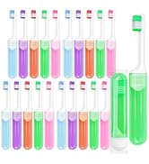 Travel Size Toothbrush Bulk Disposable Toothbrushes Individually Wrapped ,Mini Toothbrush With To...