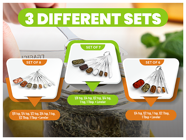 Teaspoon measuring spoons