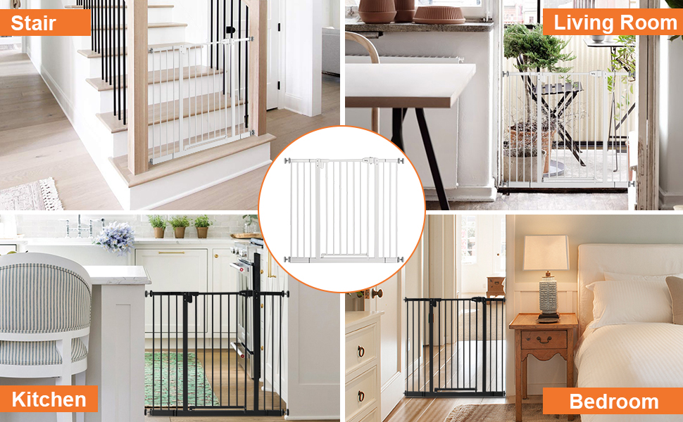 baby gate for stairs doorways hallways