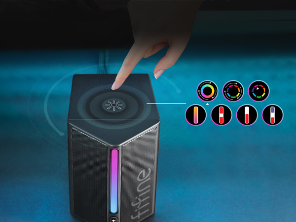 rgb control of gaming speakers