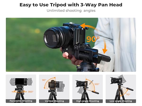 K&F Concept Camera Smartphone Tripod