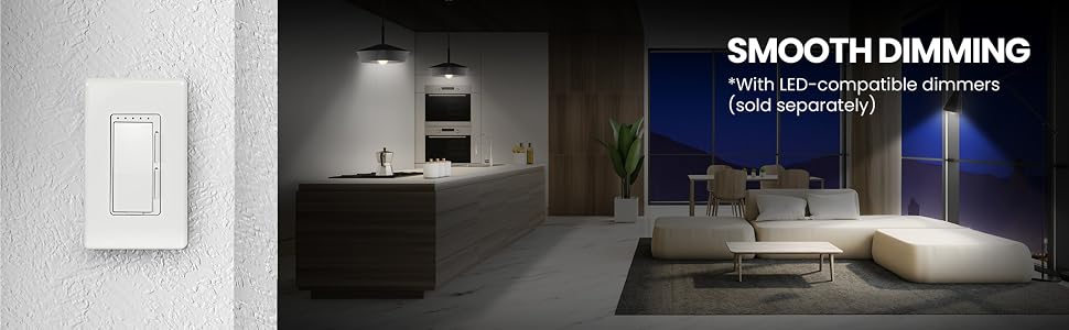 Smooth dimming with ED-compatible dimmers