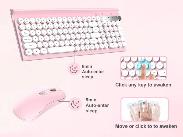 Typewriter Keyboard and Mouse