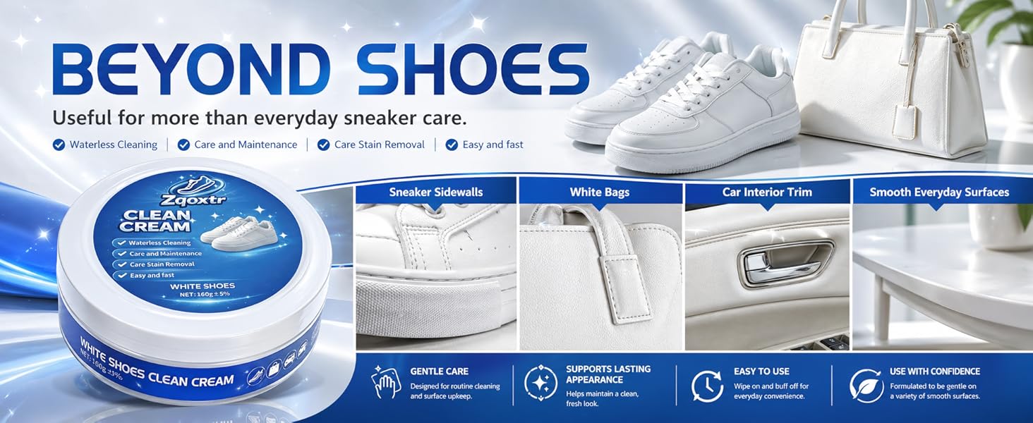 White Shoe Cleaner Cream