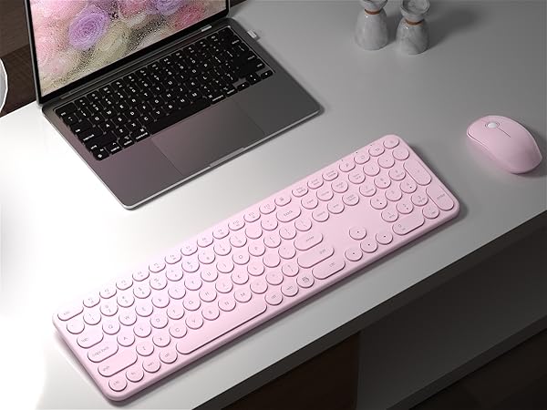 Wireless Keyboard & Mouse Set for the Modern Desk