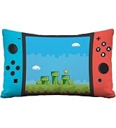 Undergo Throw Pillow Cover Gamer Video Games Controller - Decorative Game Pillow Cover 12 x 20 In...