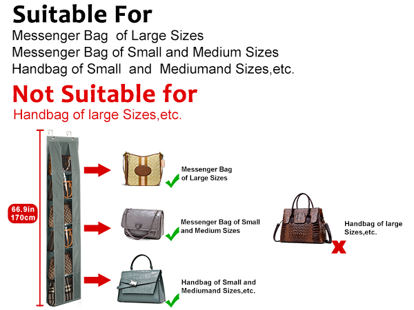 purse organizer for wall