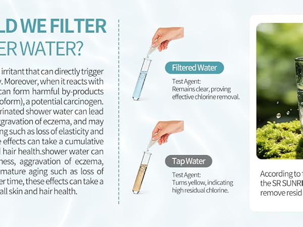 filtered shower head