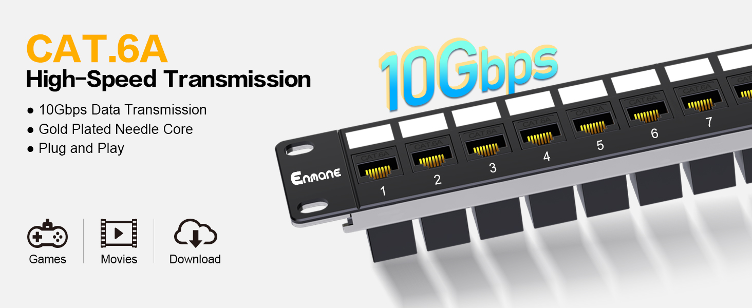 24 port keystone patch panel