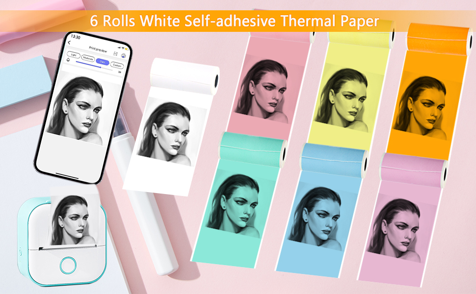 mini printer thermal paper