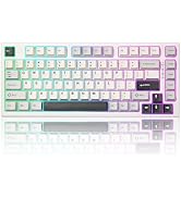 YUNZII RT80 Rapid Trigger Hall Effect Magnetic Switch Gaming Keyboard, 75% Layout BT/2.4GHz/Wired...