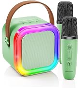 Kinglucky Mini Karaoke Machine for Kids, 2025 TOP Birthday Gifts Ideas for 3-12 Year Old Girls, C...