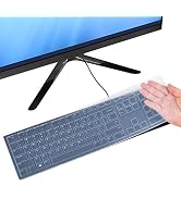 Keyboard Cover Skin for Dell KB216 Wired & Dell KM636 Wireless Keyboard/Dell Optiplex 5250 3050 3...