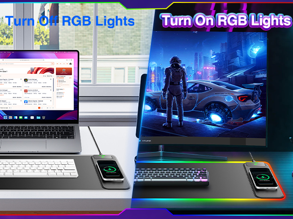 led mouse pad